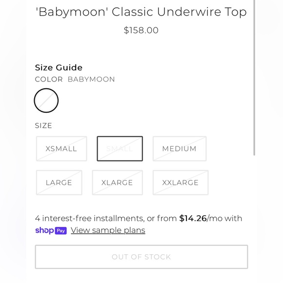 ‘BABYMOON’ CLASSIC UNDERWIRE TOP - Picture 8 of 8